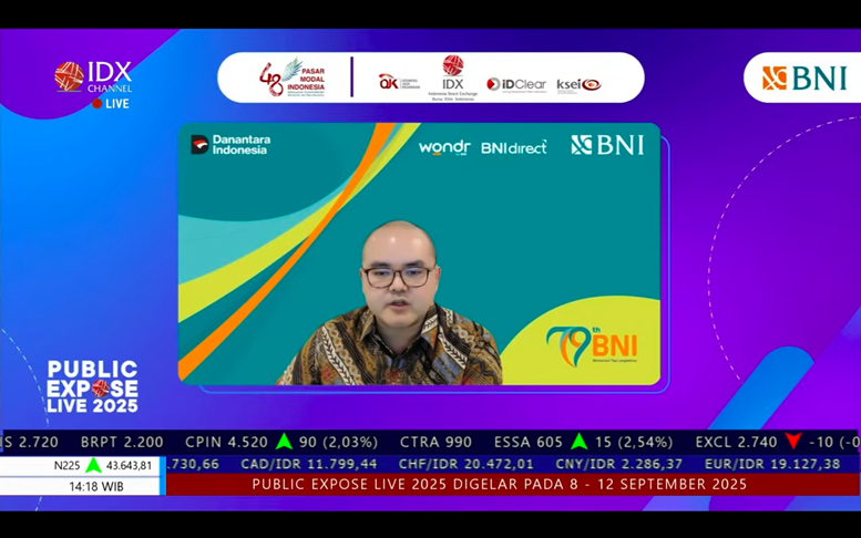 Kinerja Positif BNI (BBNI) di Semester I-2025 Berkat Transformasi Digital-Diversifikasi Kredit. (Foto Tangkapan Layar)