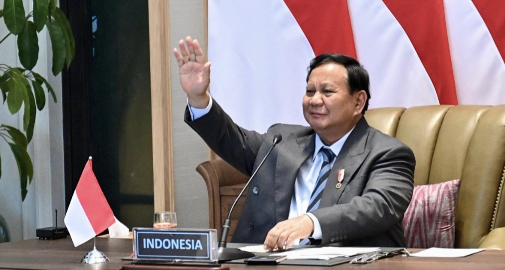 Hadiri BRICS Leaders Virtual, Prabowo Sebut Perdagangan dan Keuangan Jadi Senjata Politik Dunia (FOTO:Biro Pers Sekretariat Presiden/Binti M)