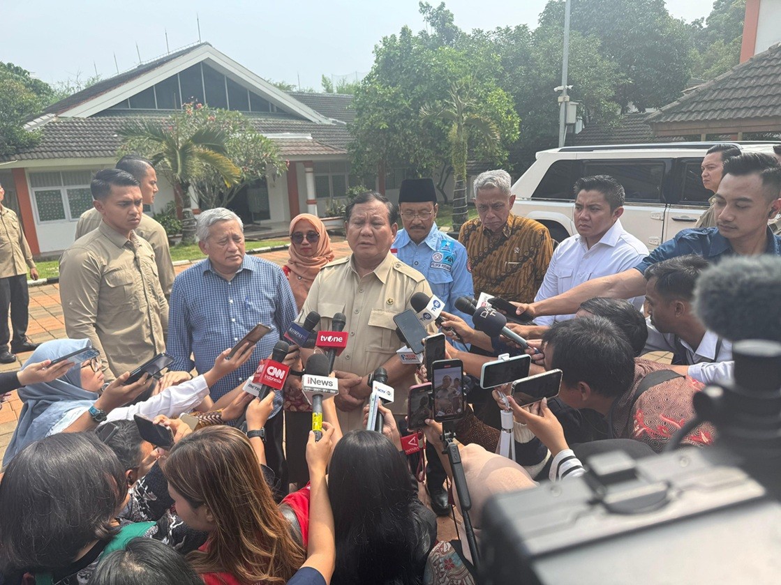 Kursi Menko Polkam dan Menpora Masih Kosong, Prabowo: Tunggu Waktunya. (Foto Binti M/IMG)