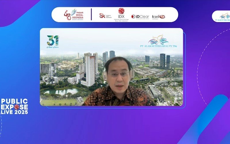 PT Alam Sutera Realty Tbk (ASRI) memastikan cadangan lahan saat ini cukup untuk pengembangan dalam dua dekade ke depan. (Foto: IDX Channel)