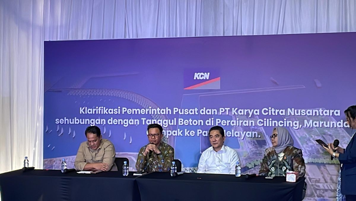 Tak Ada Pelanggaran, KKP Tegaskan Pagar Beton di Cilincing Sudah Kantongi Izin. (Foto: Tangguh Yudha/Inews Media Group)