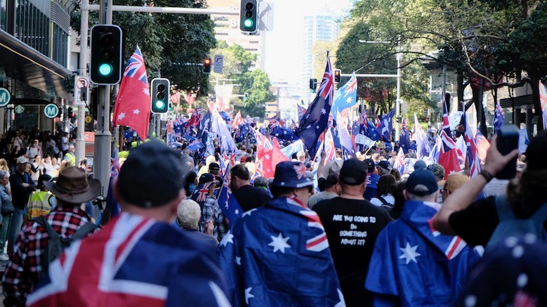 KBRI Canberra Imbau WNI tetap Waspada, Begini Potret Demo Besar-besaran di Australia. Foto: ABC.