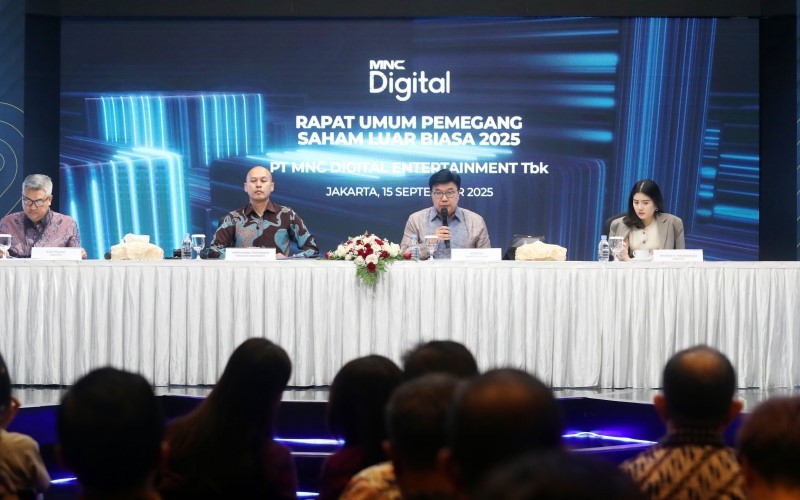 PT MNC Digital Entertainment Tbk (MSIN) mendapat persetujuan pemegang saham independen untuk melaksanakan private placement. (Foto: iNews Media/Dinar Fitra)