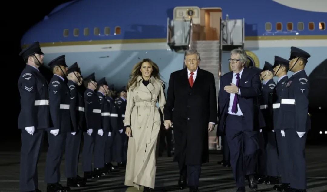 Trump Tiba di Inggris untuk Kunjungan Kenegaraan Kedua (FOTO:Dok Laman Al Jazeera)