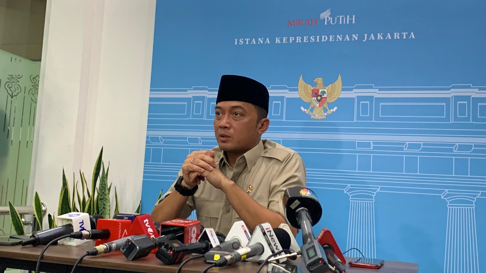 Istana soal Peluang Kementerian BUMN Dilebur ke Danantara: Masih Dikaji. (Foto Binti M/IMG)