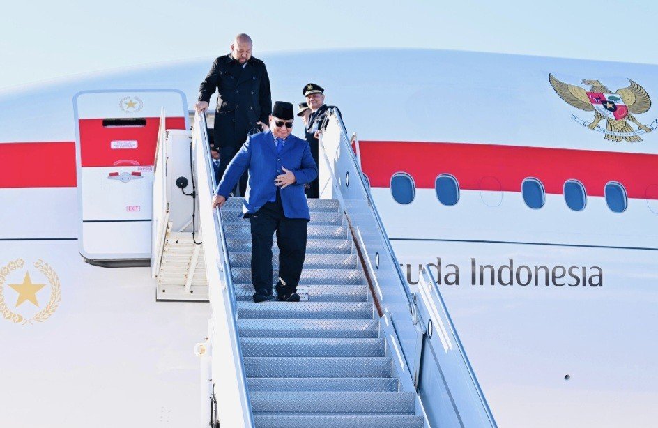 Prabowo Tiba di AS, Siap Menghadiri Sidang PBB (FOTO:Dok Biro Pers Sekretariat Presiden)