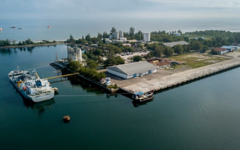 Subholding PT Pelindo Multi Terminal (SPMT) mendukung inisiasi pembukaan jalur pelayaran internasional Penang-Lhokseumawe, Aceh Utara. (Foto: Dok. Pelindo)