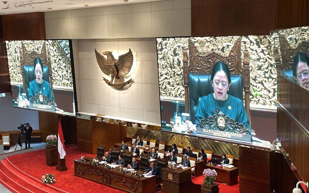 DPR Gelar Paripurna Tetapkan Anggito sebagai Ketua DK LPS (iNews media group/Achmad Al Fiqri)