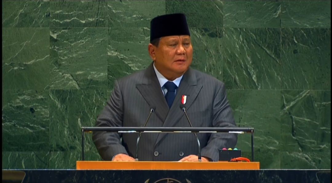 Bicara di KTT PBB, Prabowo Desak Akhiri Perang di Gaza. (Foto: Inews Media Group)