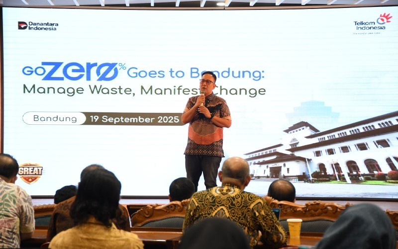PT Telkom Indonesia (Persero) Tbk menggelar acara Roadshow GoZero% Goes to Bandung sebagai wujud komitmen penerapan ESG. (Foto: Dok. Telkom)