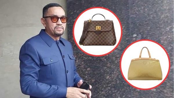 Jadi Simbol Kemewahan, Segini Harga Tas Louis Vuitton Ahmad Sahroni. (Foto: Harga Tas Louis Vuitton Ahmad Sahroni)