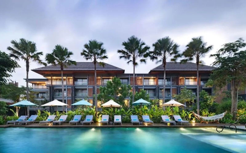 PT Ristia Bintang Mahkotasejati Tbk (RBMS) bakal membangun hotel mewah di Ubud, Kabupaten Gianyar, Bali. (Foto: Dok. Hotel Indigo)