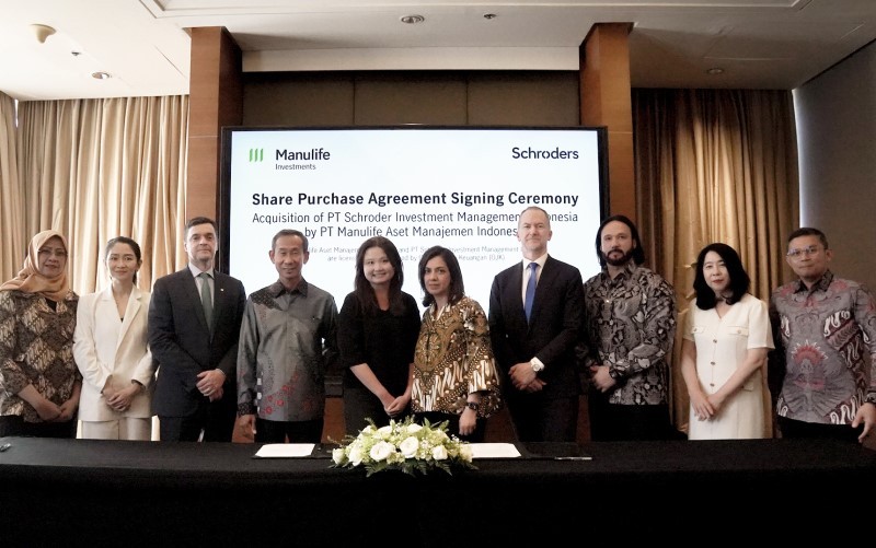 PT Manulife Aset Management Indonesia (MAMI) bakal mengakuisisi Schroders Indonesia. (Foto: Dok. Manulife)