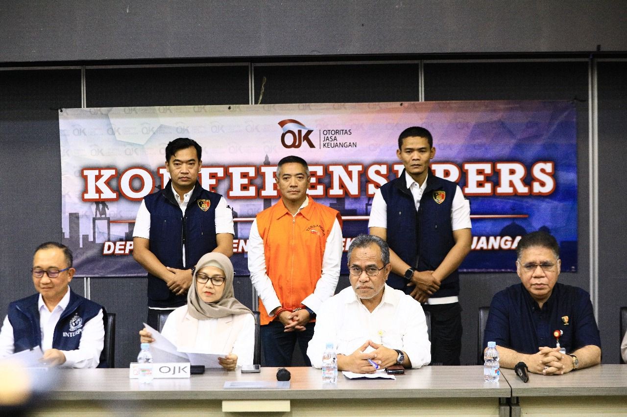 Sukses Tahan Eks Dirut Investree, OJK: Hasil Kerja Sama Kepolisian dan Lembaga Terkait (FOTO:Dok OJK)
