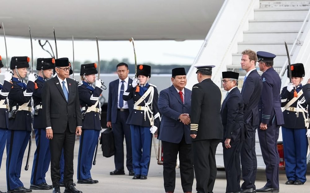 Prabowo Tiba di Amsterdam, Siap Perkuat Hubungan Bilateral-Strategis dengan Belanda (Biro Setpres)