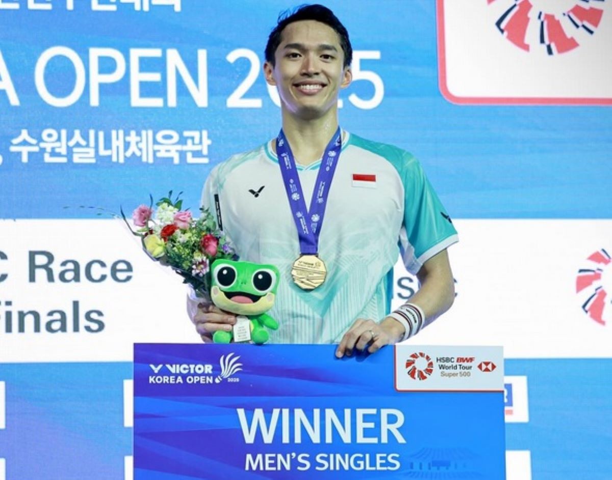Hadiah Korea Open 2025 yang Dikantongi Jonathan Christie, Segini Nilainya. (Foto: PBSI)