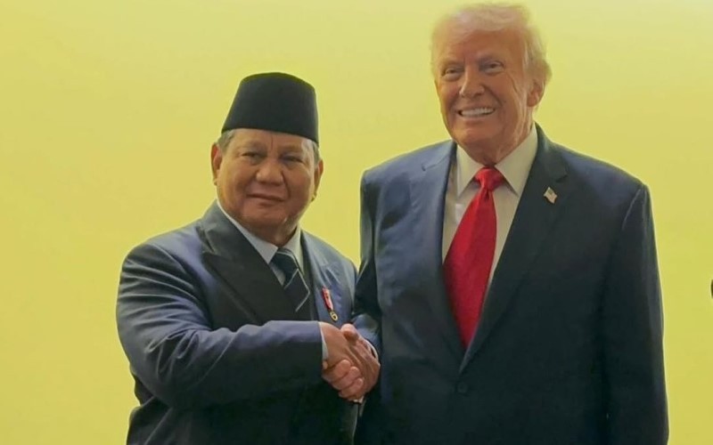 Presiden Prabowo mengunggah foto bersama Presiden Trump di sela-sela Sidang Umum ke-80 PBB yang digelar di New York, AS. (Foto: Instagram @prabowo)