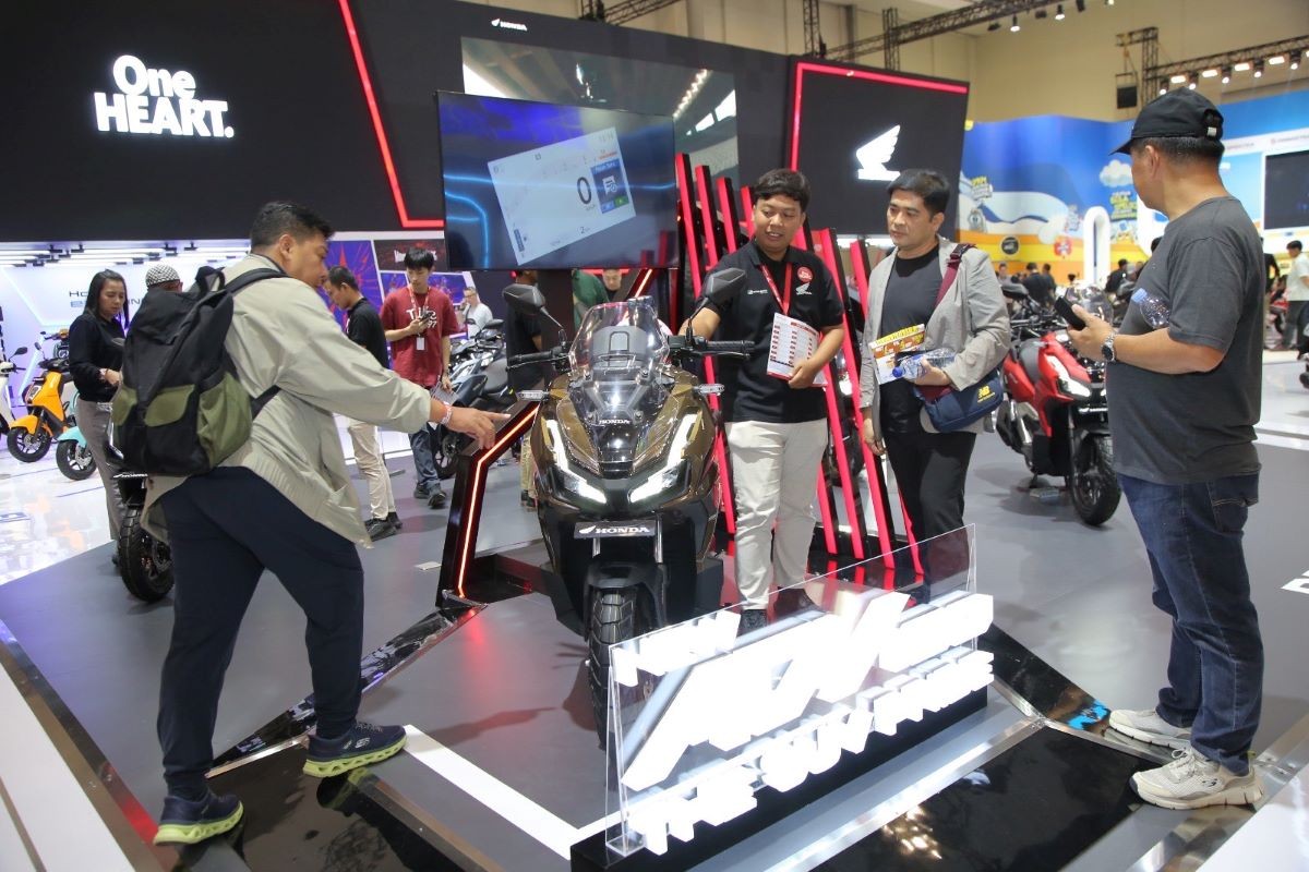 Honda Jual 562 Unit Motor di IMOS 2025, Ini Model yang Paling Laris. (Foto: Fadli/Inews Media Group)