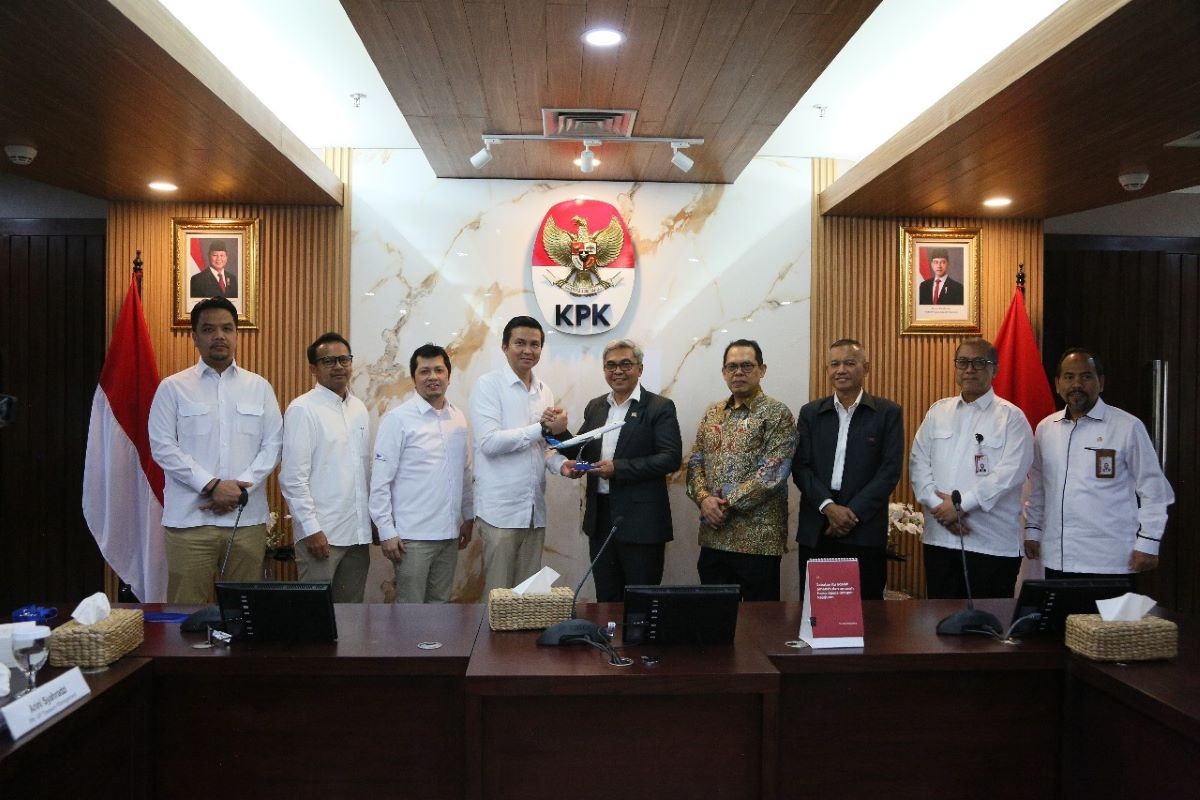 KPK Audiensi dengan Garuda,  Ingatkan Risiko Korupsi dalam Pengadaan Pesawat. (Foto: Inews Media Group)