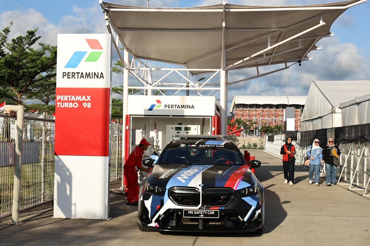 Safety Car MotoGP 2025 di Mandalika Pakai BBM Pertamax Turbo. (Foto Pertamina)