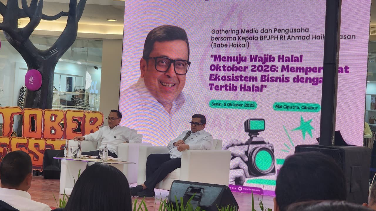 Kepala BPJPH Sebut Makna Halal Mulai Bergeser, Kini Jadi Bukti Kualitas Produk. (Foto Iqbal Dwi/IMG)