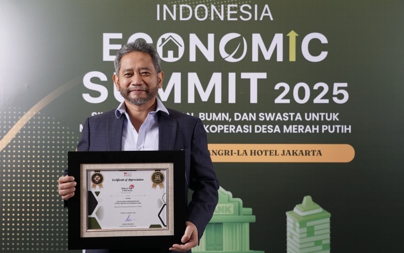 PT Telkom Indonesia (Persero) Tbk meraih penghargaan “The Best State Owned Enterprise (SOE) 2025”. (Foto: Dok. Telkom)