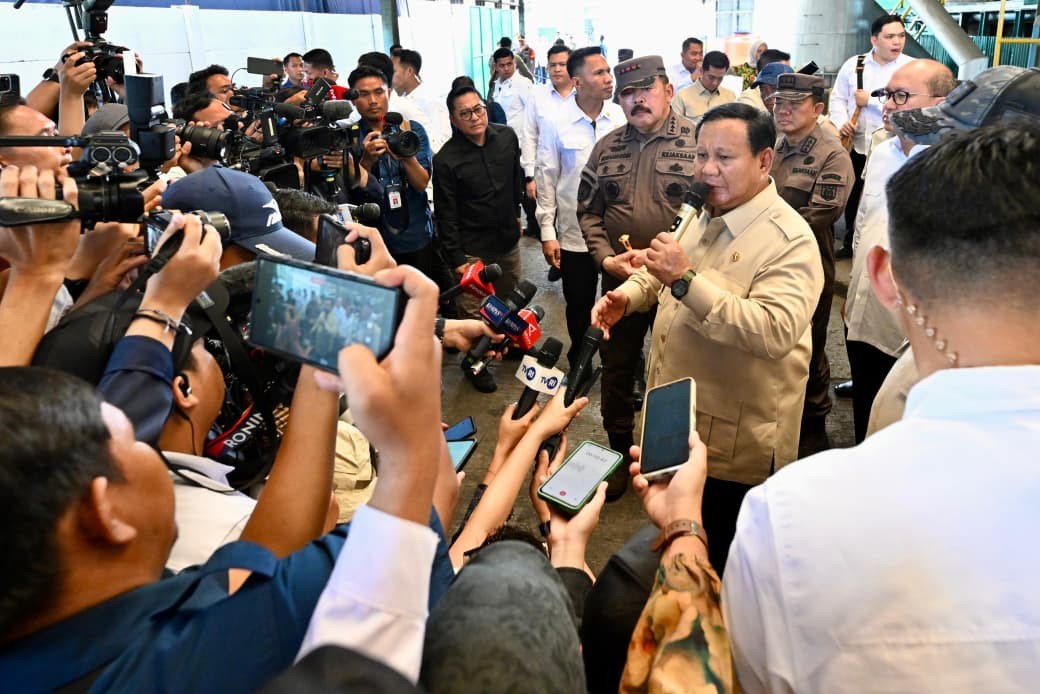 Penyitaan Tanah Jarang Ratusan Triliun di Babel, Prabowo Minta Aparat Jaga Kekayaan Negara (FOTO:Dok Biro Pers Sekretariat Presiden)