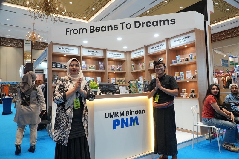 Dari Lereng Gunung ke Panggung Nasional, PNM Harumkan Inacraft 2025 dengan Wangi Kopi Sembalun. (Foto: doc.PNM)