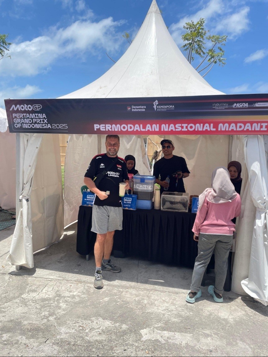 Nasabah PNM Unjuk Gigi di MotoGP 2025, Bawa Cita Rasa Lokal Go Global. (Foto: Dok. PNM)