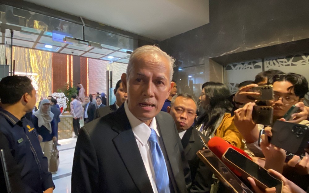 Resmi Jabat DK LPS, Anggito: Masih Belajar, Beri Saya Waktu (Anggie Arista/iNews Media Group)