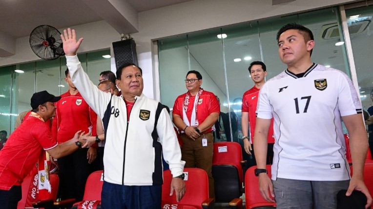 Prabowo Punya Nazar Khusus Jika Timnas Indonesia Lolos Kualifikasi Piala Dunia. (Foto: BPMI Setpres)
