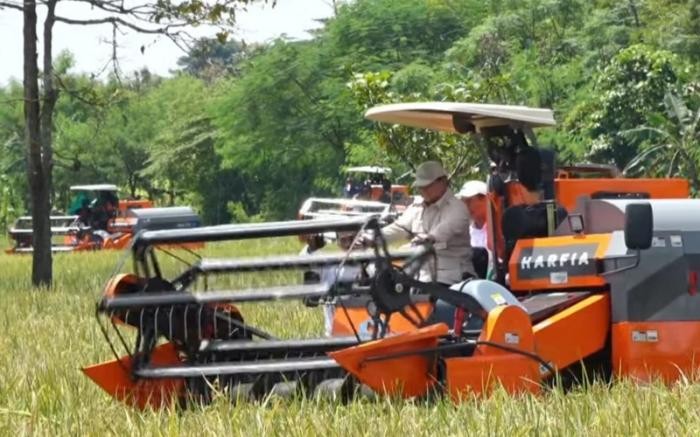 Satu Tahun Pemerintahan Prabowo: Sektor Pertanian Unjuk Gigi Perkuat Ketahanan Pangan. (Foto: Biro Pers Setpres)