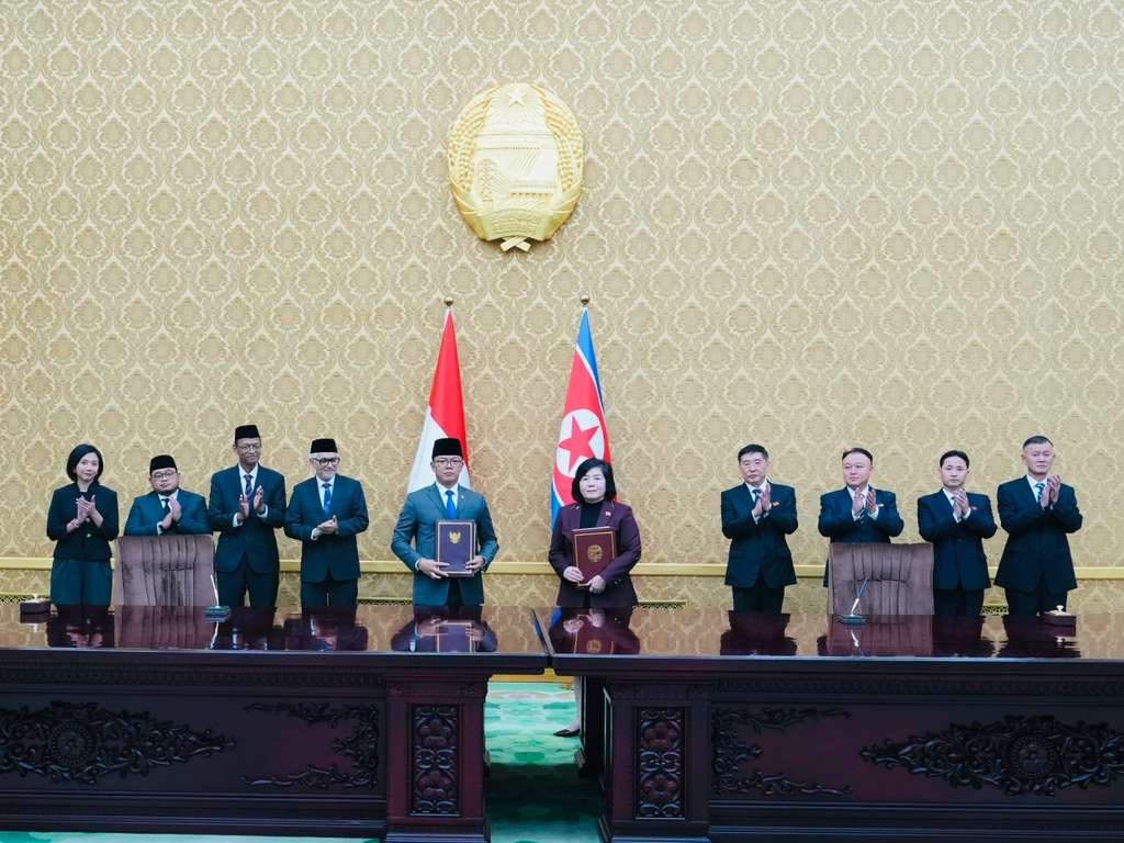 Menlu Sugiono Kunjungi Korea Utara, Pertama dalam 12 Tahun. (Foto: Kemlu)