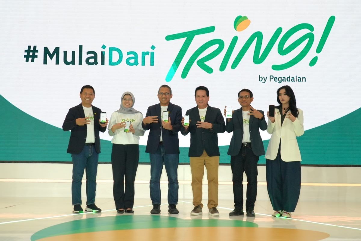 BRI Group Lucurkan TRING! by Pegadaian, Super App Emas Digital untuk Inklusi Keuangan. (Foto: Inews Media Group)