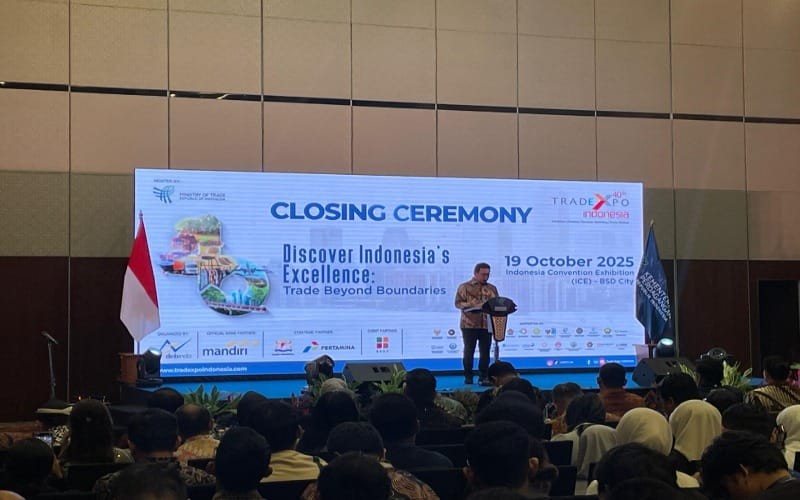 Mendag Sebut Transaksi Trade Expo Indonesia 2025 Tembus RP376 Triliun. (Foto: Inews Media Group)
