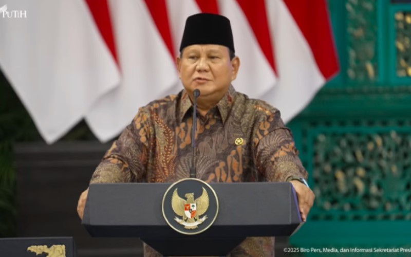 Presiden Prabowo Subianto meminta agar beasiswa LPDP diprioritaskan bagi mahasiswa kedokteran. (Foto: iNews Media/Binti Mufarida)