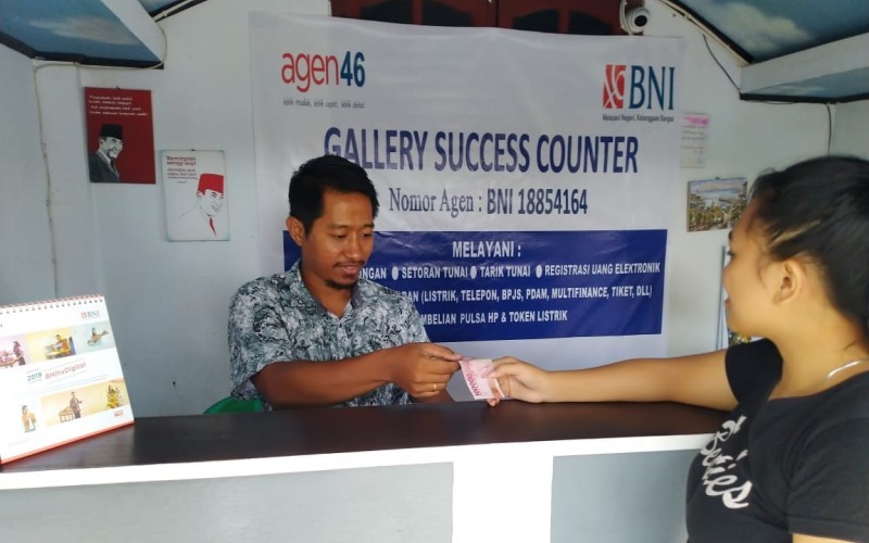 BNI mencatat lonjakan aktivitas transaksi yang signifikan pada jaringan BNI Agen46 seiring program Kopdes Merah Putih. (Foto: Dok. BNI)