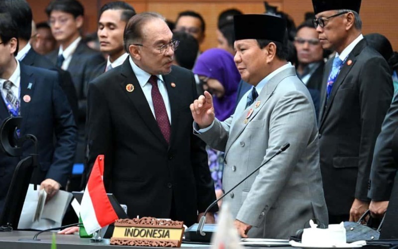 Prabowo Subianto meminta negara-negara ASEAN untuk menegakkan prinsip hukum laut internasional sebagaimana diatur UNCLOS 1982. (Foto: Dok. Setneg)