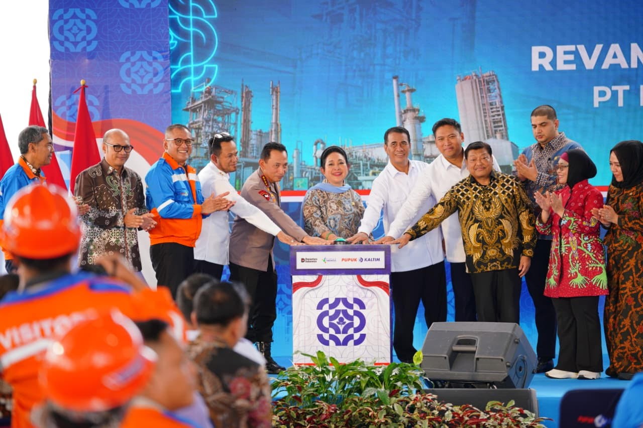 Polri Teken MoU dengan Pupuk Indonesia, Pastikan Pendistribusian Tepat Sasaran. (Foto: MNC Media)