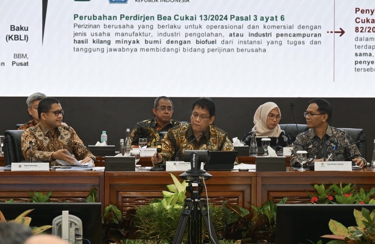 Purbaya Pimpin Sidang Debottlenecking Soal Apotek UMKM dan Bioetanol, Ini Isi Aduannya. Foto: dok. Kemenkeu.