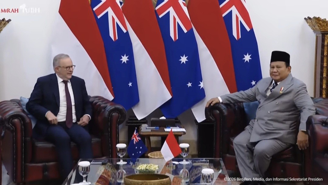 Prabowo Bertemu PM Australia di Istana, Bakal Kerja Sama Pendidikan hingga Ekonomi (FOTO:iNews Media Group)
