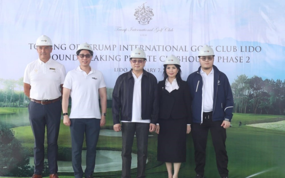 MNC Tourism Gelar Topping Off Trump International Golf Club Lido dan Groundbreaking Private Clubhouse