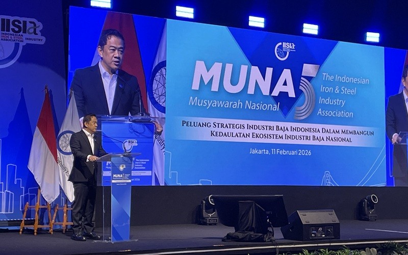 IISIA menekankan pentingnya kedaulatan industri baja nasional di tengah berbagai tantangan. (Foto: iNews Media/Tangguh Yudha)