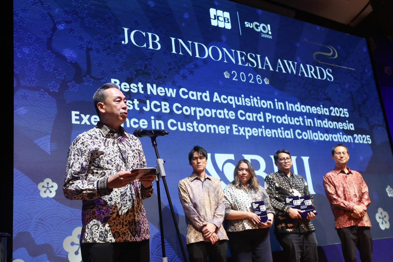 BNI (BBNI) Raih Tiga Penghargaan di JCB Indonesia Awards 2026 (FOTO:Dok BNI)