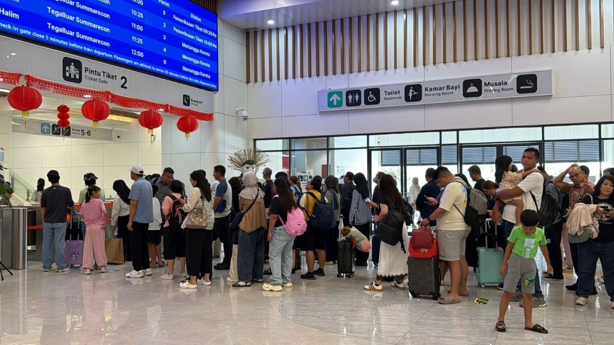 Jumlah Penumpang Whoosh Tembus 25.700 per Hari di Long Weekend Imlek. (Foto: Dok. KCIC)