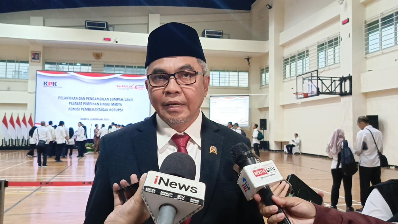 KPK Minta Menag Segera Lapor soal Dugaan Gratifikasi Fasilitas Jet Pribadi. (Foto Nur Khabibi/IMG)