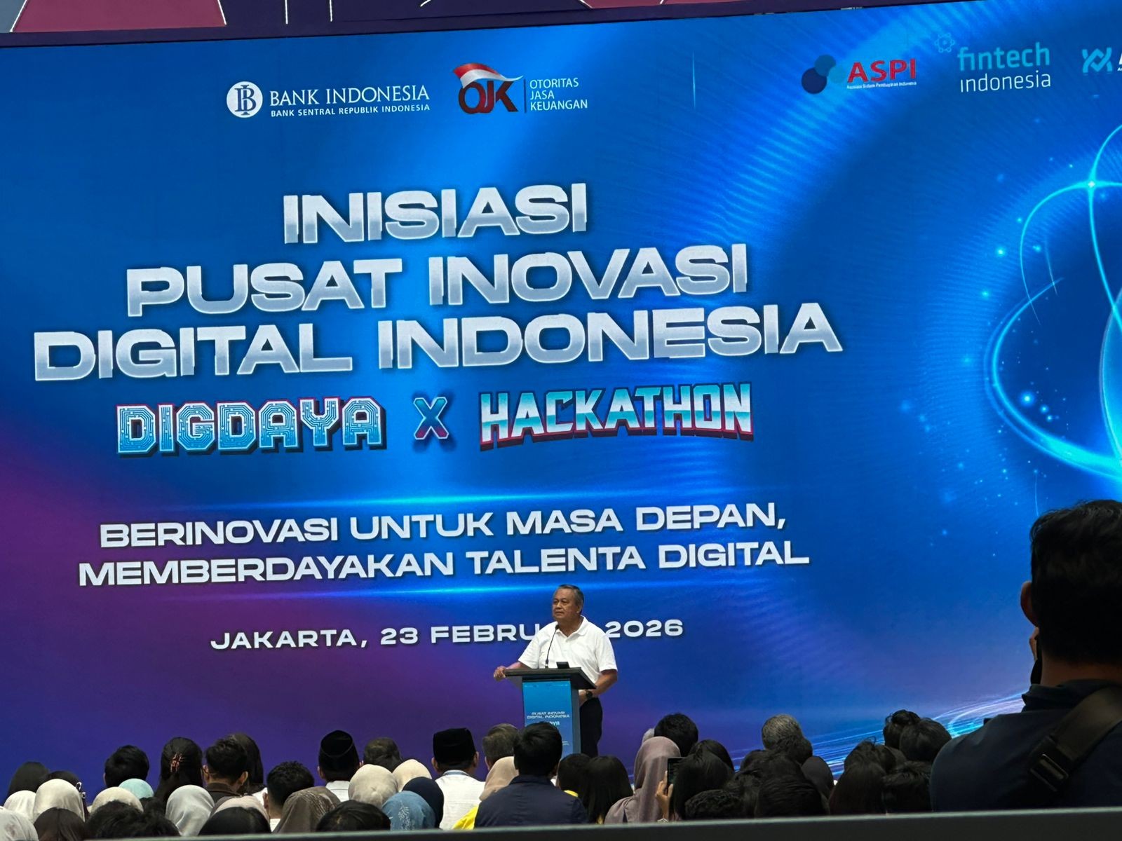 Perry Warjiyo Sebut QRIS hingga BI-FAST Warisan Strategis BI di Bidang Sistem Pembayaran Digital. (Foto Eugenia Siregar)