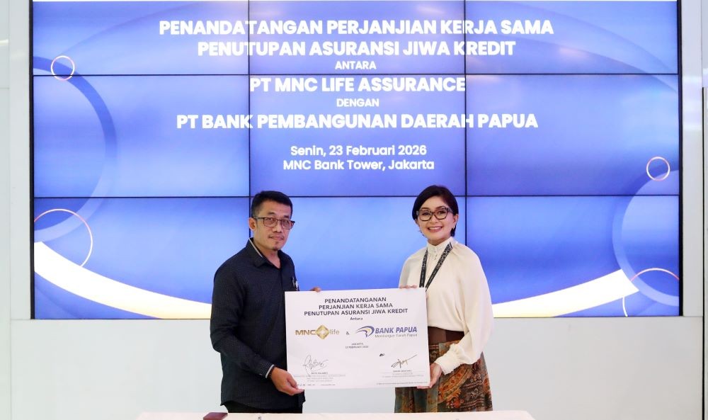 MNC Life Gandeng BPD Papua Perluas Akses Perlindungan Kredit. Foto: iNews Media Group.