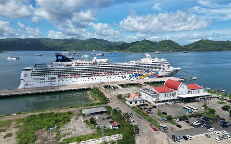 PT Pelindo Multi Terminal (SMPT), mencatat tren pertumbuhan positif kunjungan kapal pesiar di tiga cabang pelabuhan yang dikelolanya. (Foto: Ist)