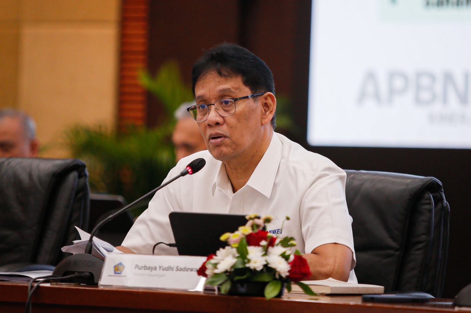 Purbaya Targetkan Pertumbuhan Ekonomi 5,5-6 Persen di Kuartal I-2026. Foto: IMG/Aldhi Chandra Setiawan.